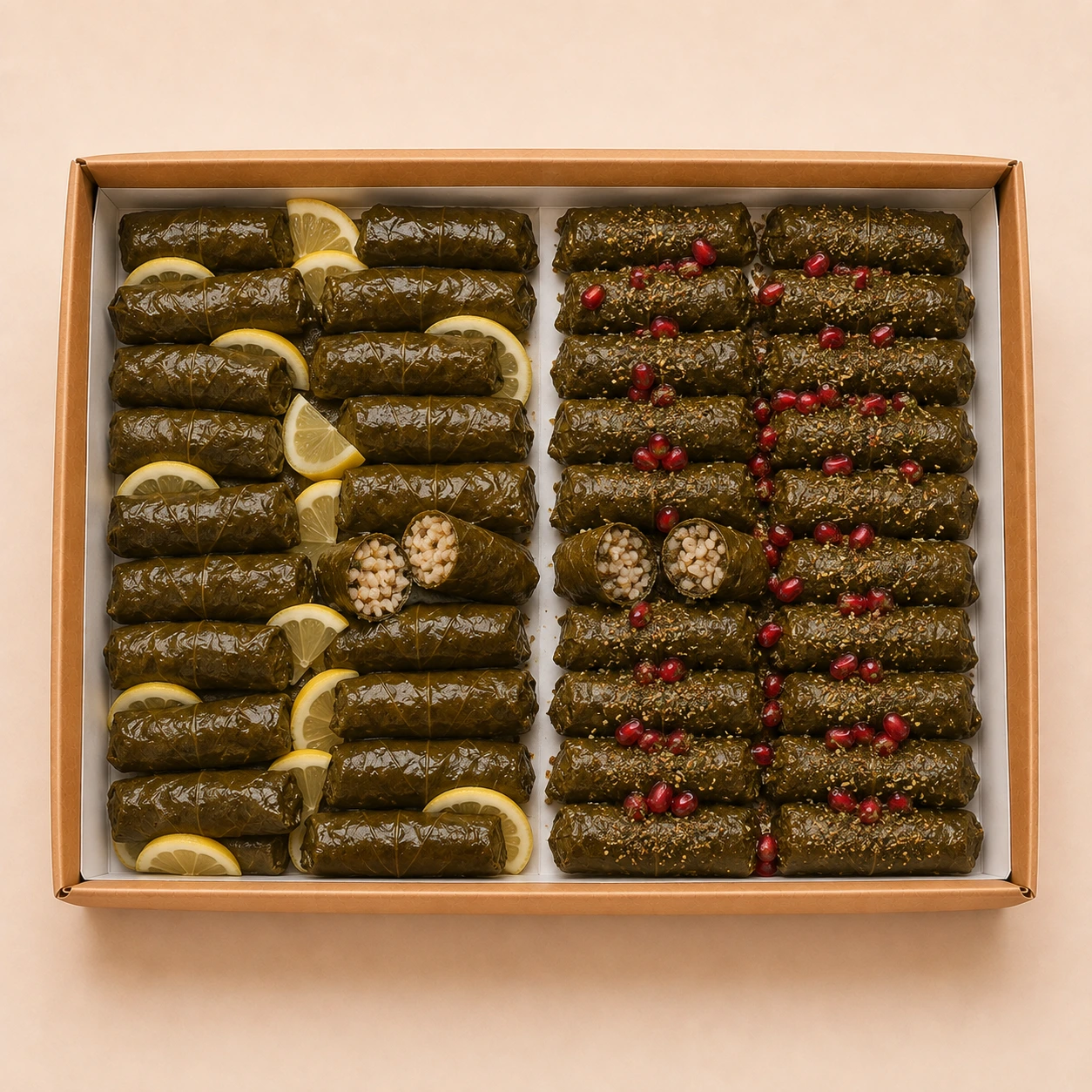 Yalanji Stuffed Grape Leaves — 40 Pieces