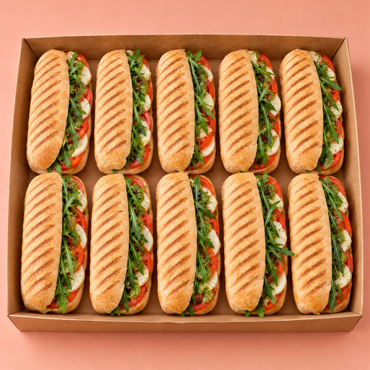 Panini Caprese Sharing Plate — 10 Pieces
