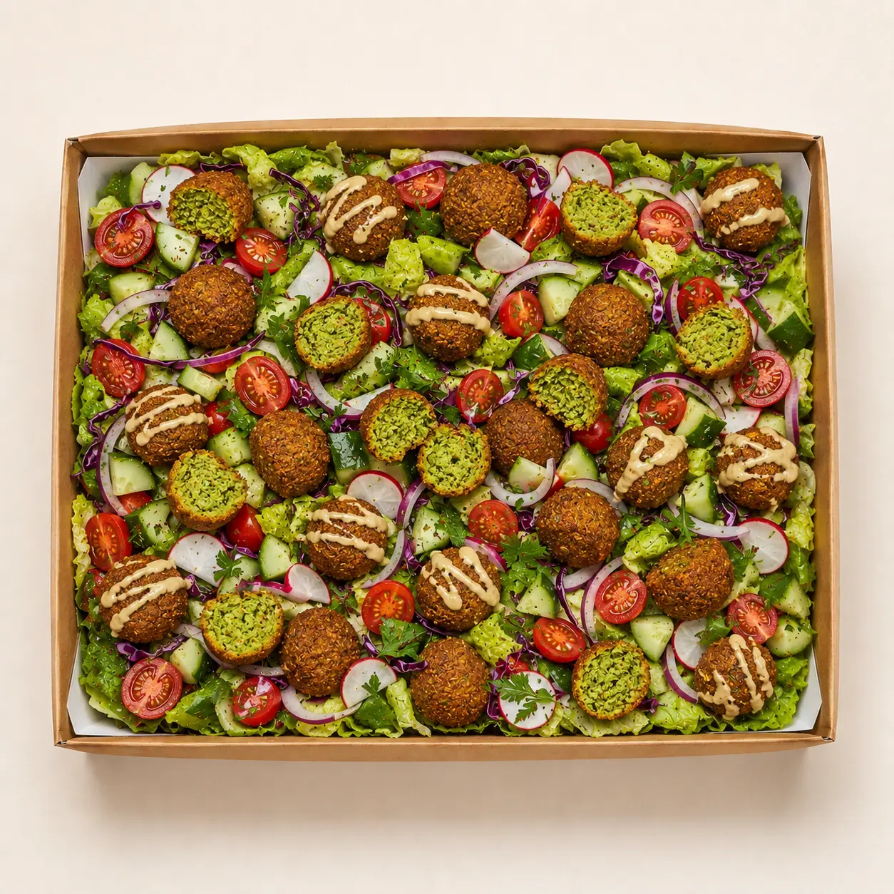 Falafel Salad Platter