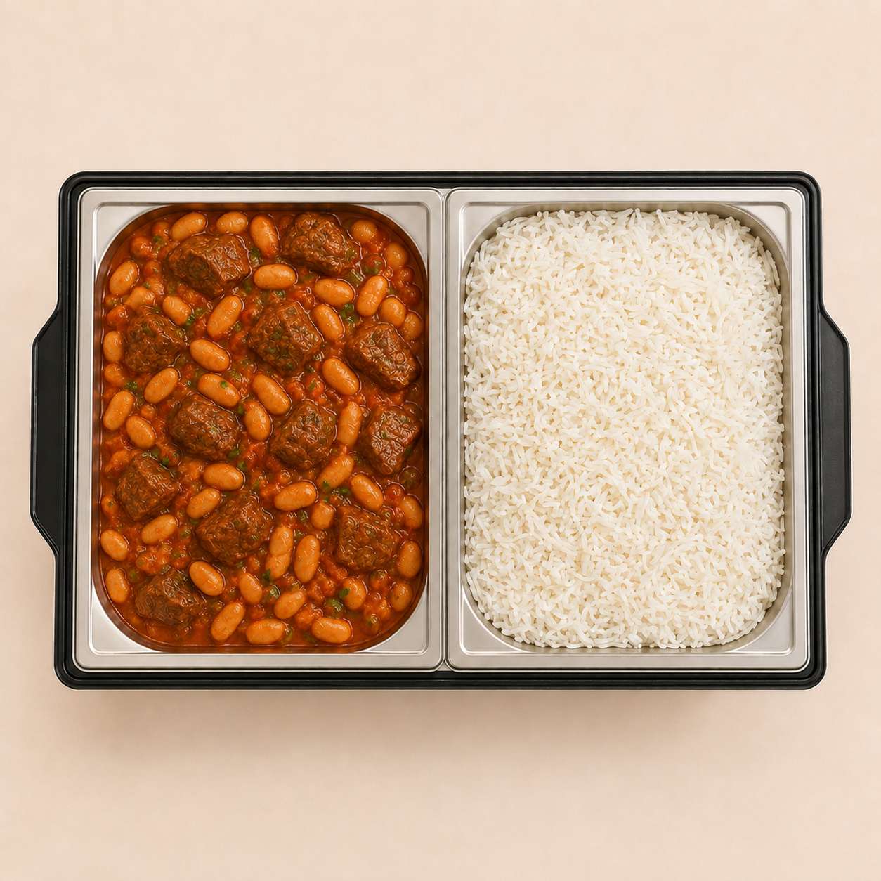 Syrian Fasolia with Beef & Rice