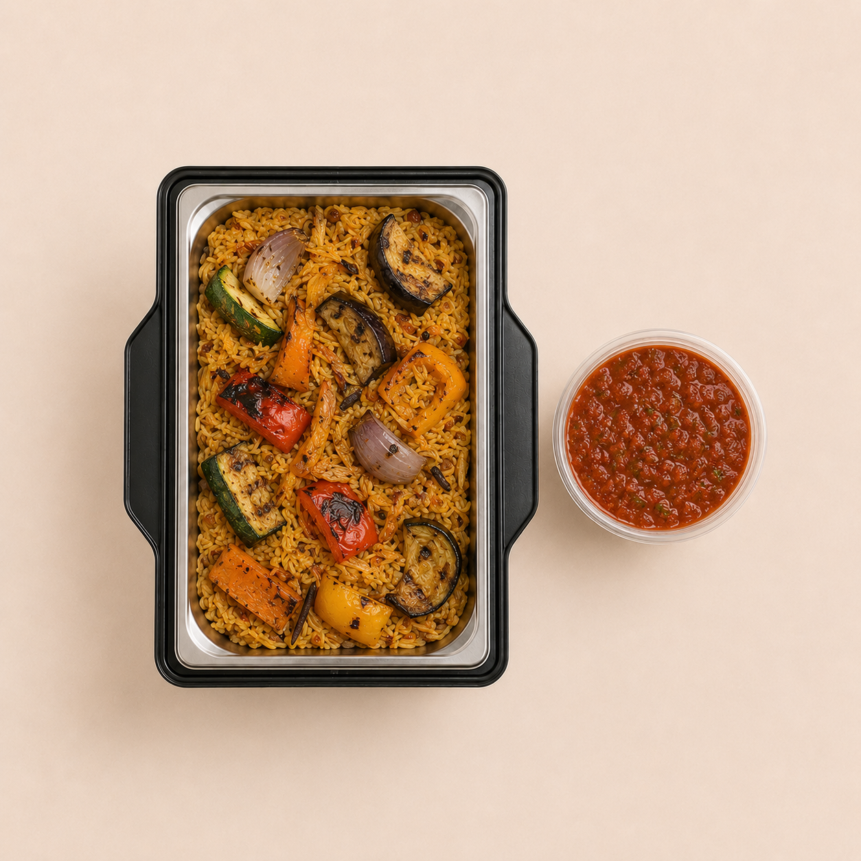 Kabsa with Grilled Veggies Daqous