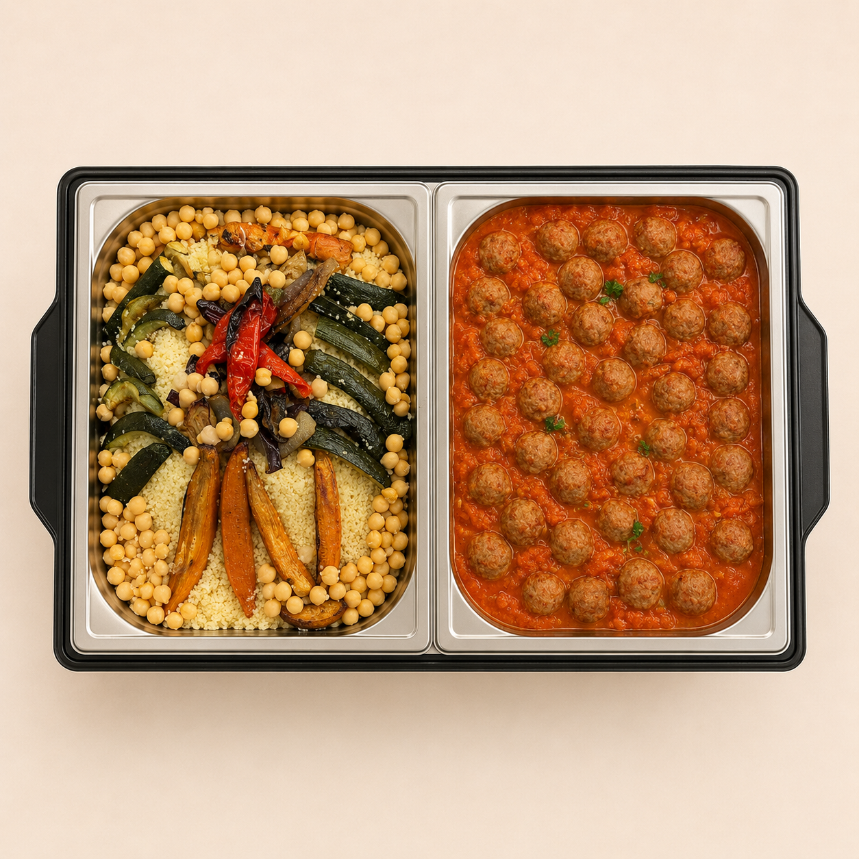 Couscous with Plant-Based Köfte
