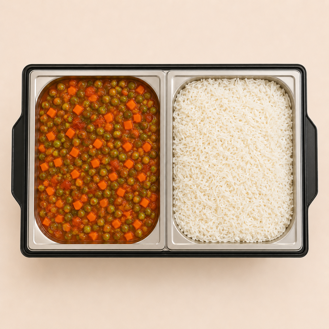 Riz bi Bazella (Rice, Peas & Beef)